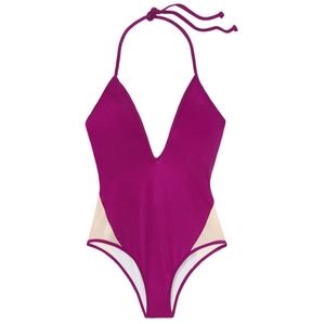 VICTORIA Secret Magenta one piece Bathing Suit